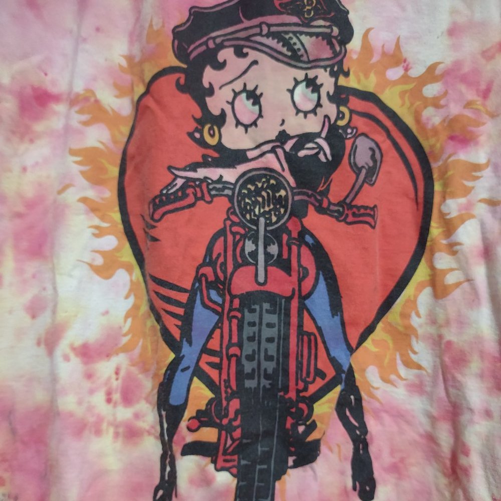 Betty Boop T-shirt Tie-dyed